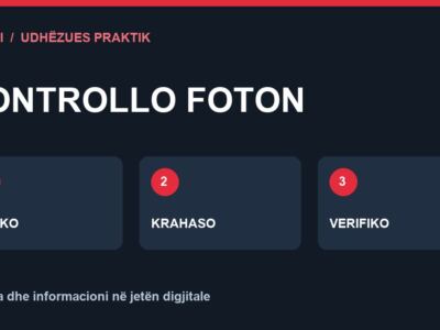 Kontrollo foton: kërko, krahaso dhe verifiko kontekstin.